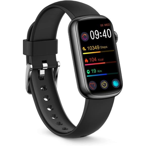 Slim Fitness Tracker with Blood Oxygen, Blood Pressure, 24/7 Heart Rate Tracking - Picture 1 of 5